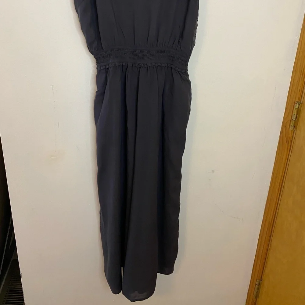 Aritzia Wilfred Dark Gray Side Button Summer Pantsuit